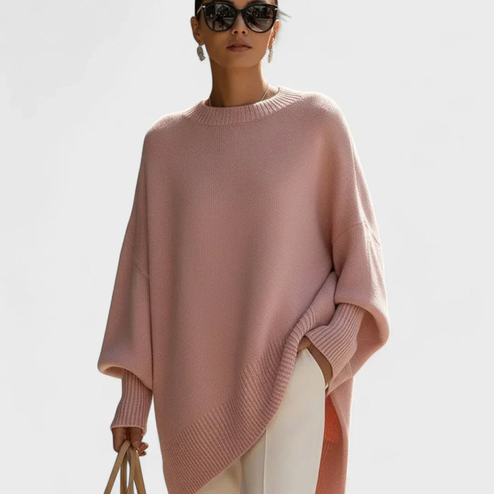 Liv | Oversized Poncho – Effortless Elegance