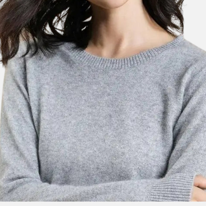 Lauvin | Women’s Merino Wool Sweater – Timeless O-Neck Elegance