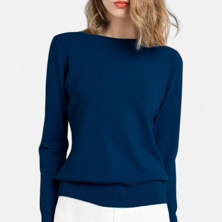 Lauvin | Women’s Merino Wool Sweater – Timeless O-Neck Elegance
