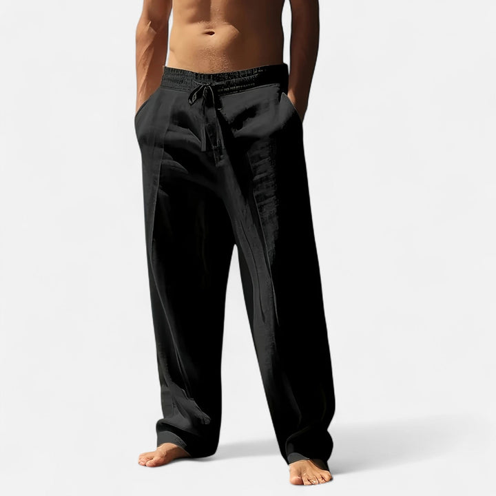Lauvin | Men’s Relaxed Linen Autumn Pants – Riviera Ease