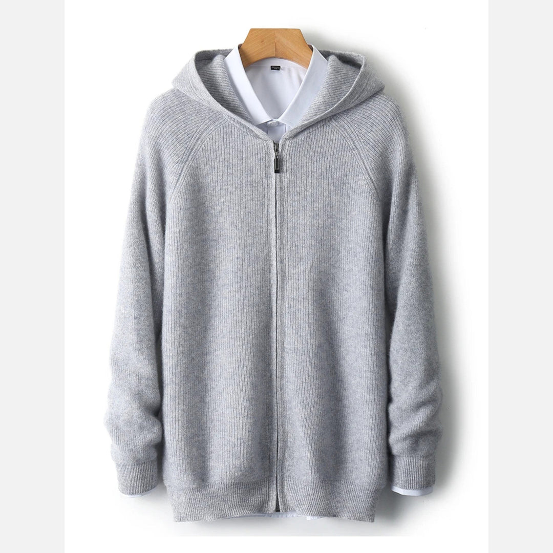 Lauvin | Men’s Zipped Hoodie – Heritage Merino Knitwear