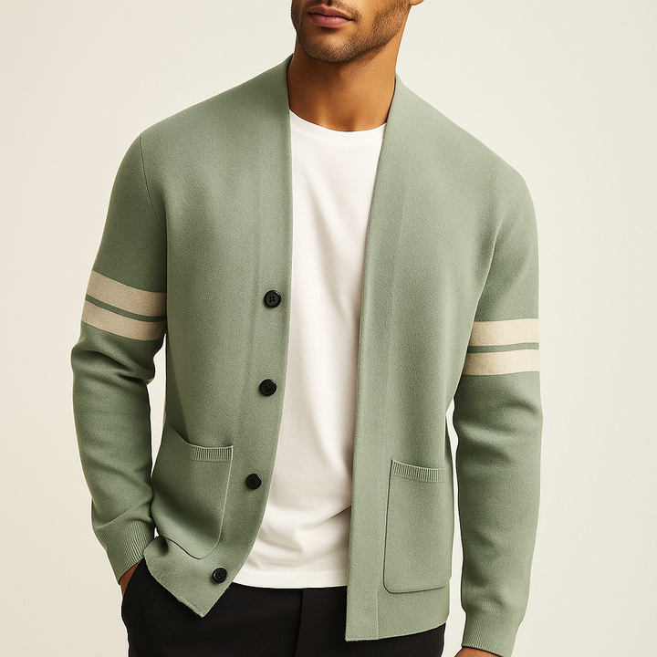 Emil | Merino Wool Cardigan With Pockets