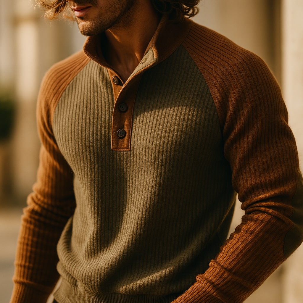 Dave | Ribbed Knit Sweater – Timeless Modern Essential
