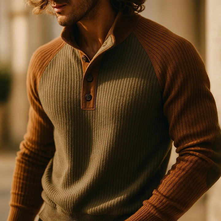 Dave | Ribbed Knit Sweater – Timeless Modern Essential