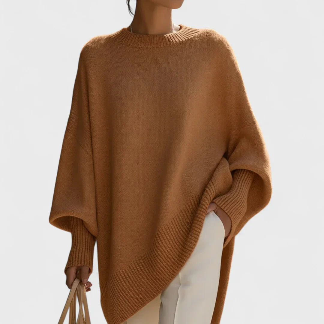 Liv | Oversized Poncho – Effortless Elegance