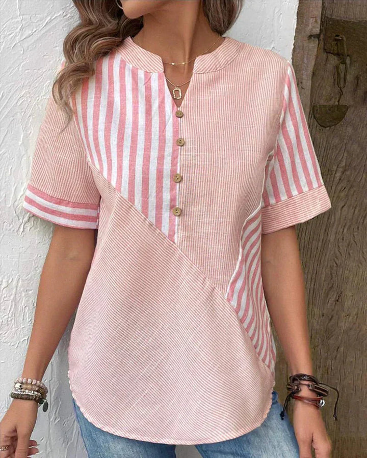 Sarah | Striped Blouse