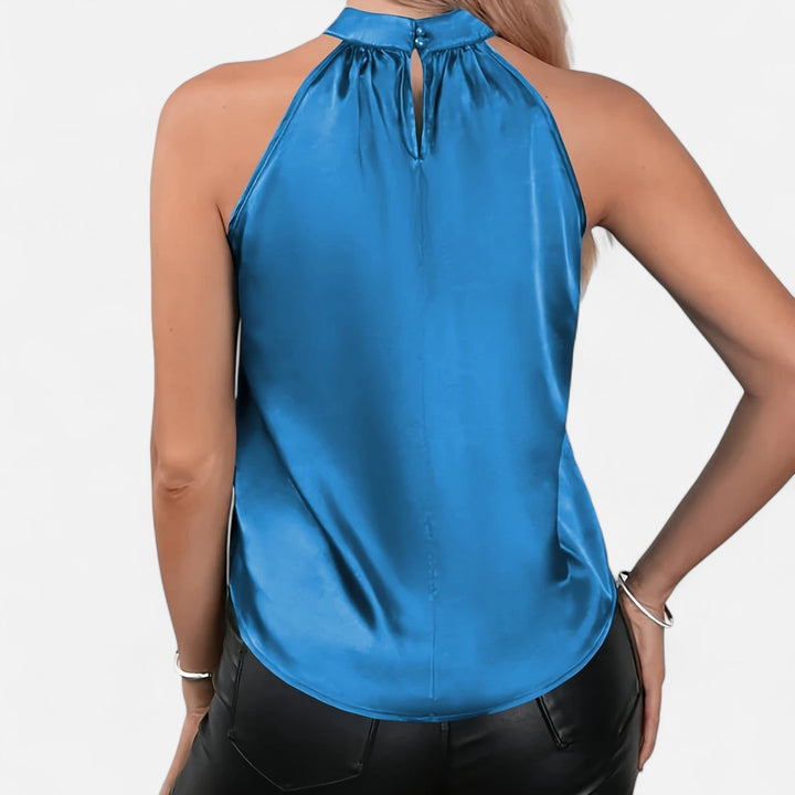 Lauvin | Women’s Halter Blouse – Riviera Satin Classic