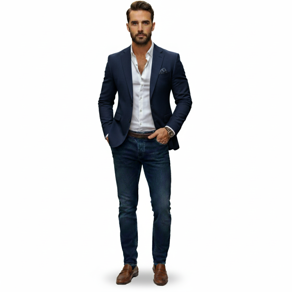 Lauvin | Men’s Knitted Blazer Cardigan – Timeless Knit Tailoring