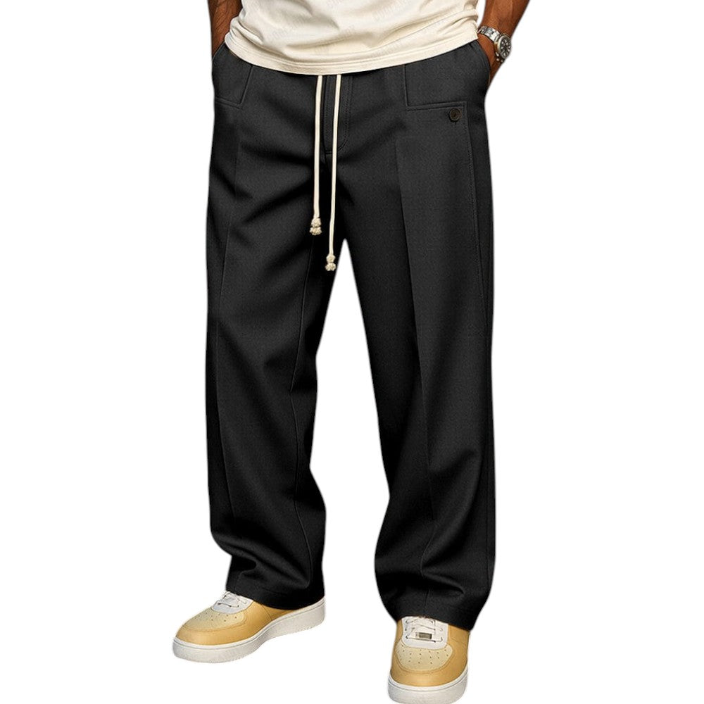 Charles | Casual Structured Design Relaxed Fit Pants