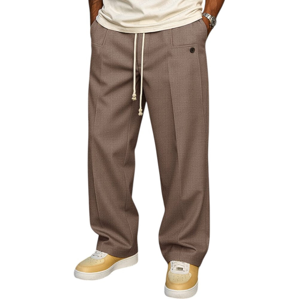 Charles | Casual Structured Design Relaxed Fit Pants