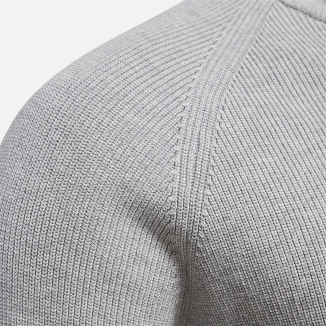 Lauvain | Men’s Cotton Zip Sweater – Refined Knitwear for the Season