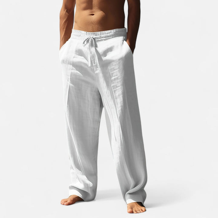 Lauvin | Men’s Relaxed Linen Autumn Pants – Riviera Ease