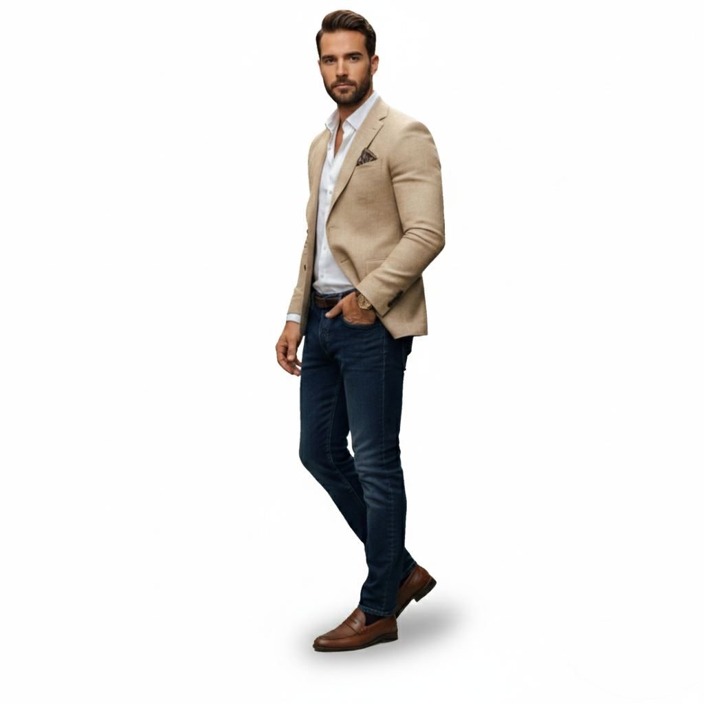 Lauvin | Men’s Knitted Blazer Cardigan – Timeless Knit Tailoring