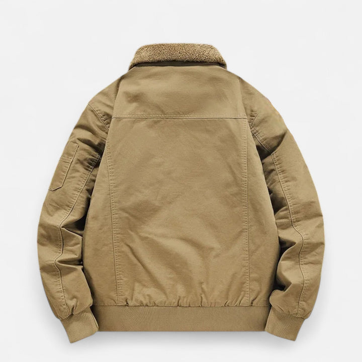 Lauvin | Men’s Casual Jacket – Refined Cotton & Lambswool Blend