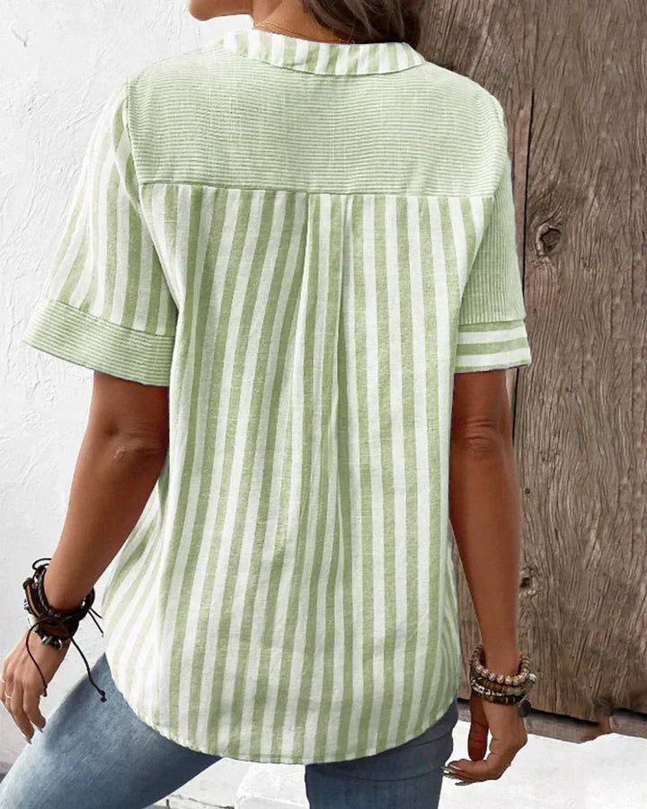 Sarah | Striped Blouse