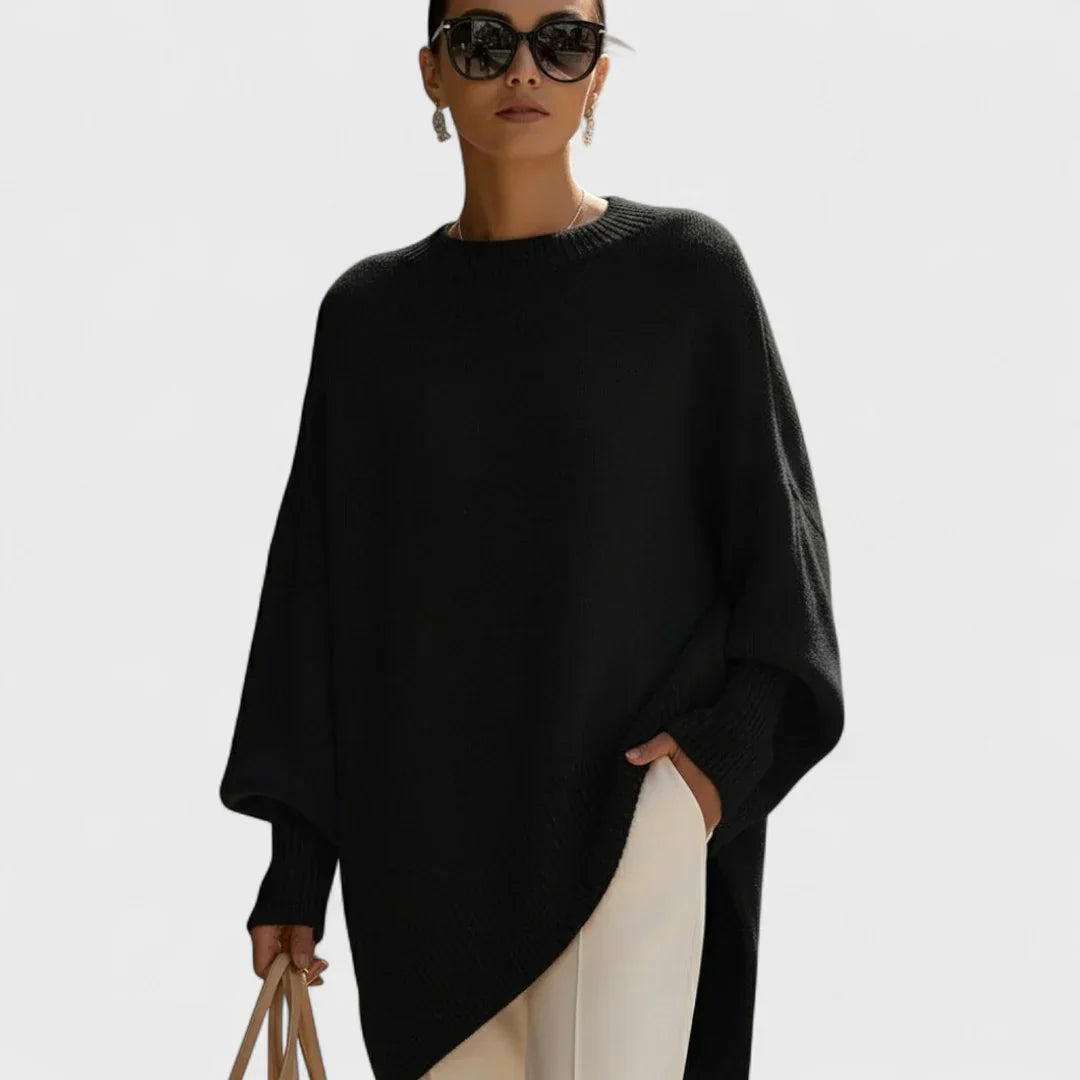 Liv | Oversized Poncho – Effortless Elegance