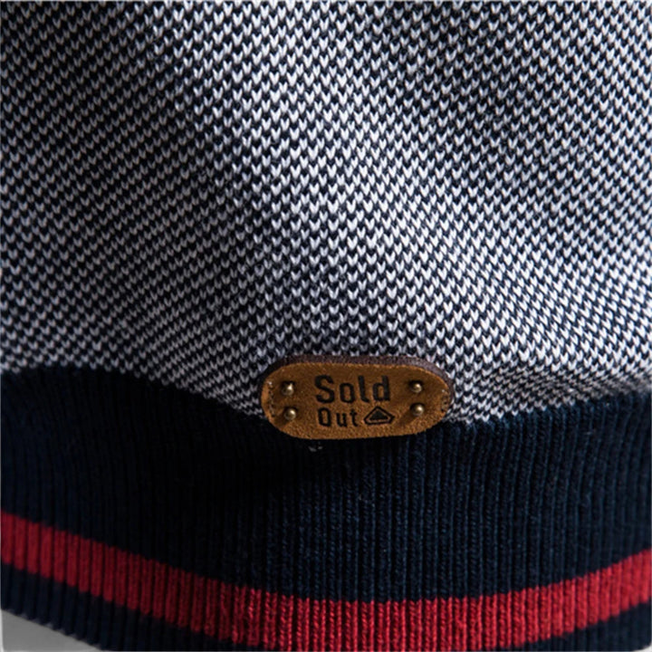 Lauvin | Men’s Zipped Sweater – Heritage Cotton Knit