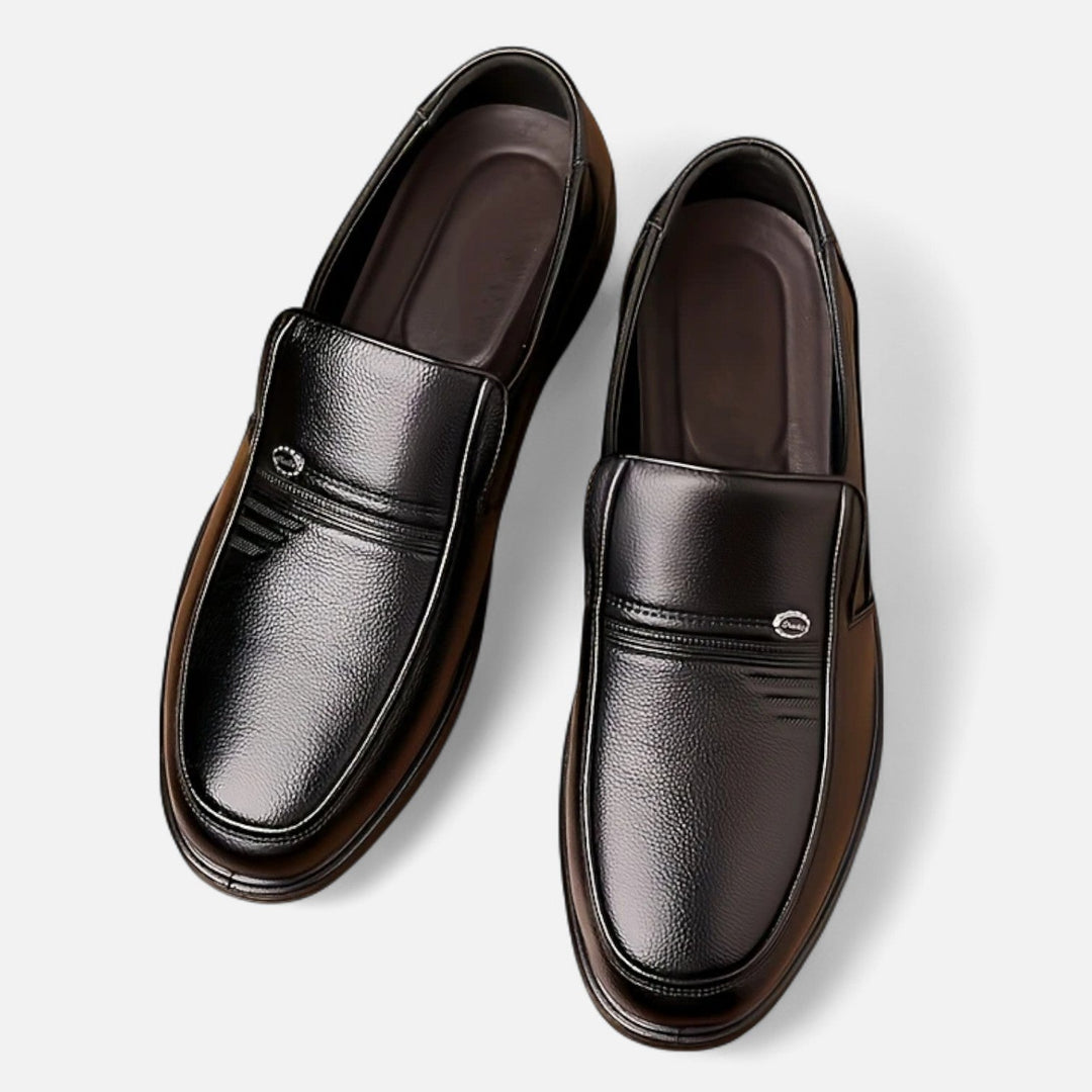 Lauvin | Men’s Leather Loafers – Ivy Slip-On Elegance