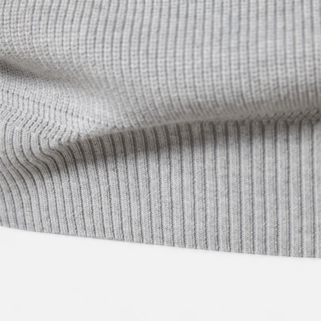 Lauvain | Men’s Cotton Zip Sweater – Refined Knitwear for the Season
