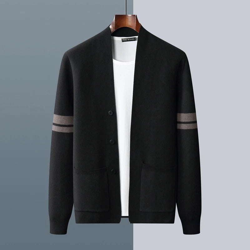Emil | Merino Wool Cardigan With Pockets