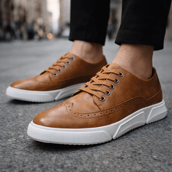 Owen | Leather Trainers