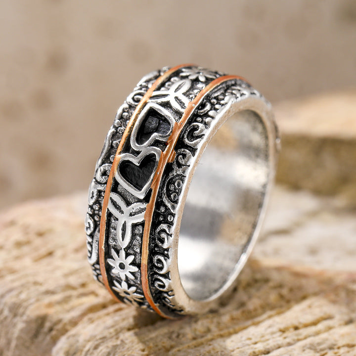 Alaric | Engraved Silver Heritage Ring