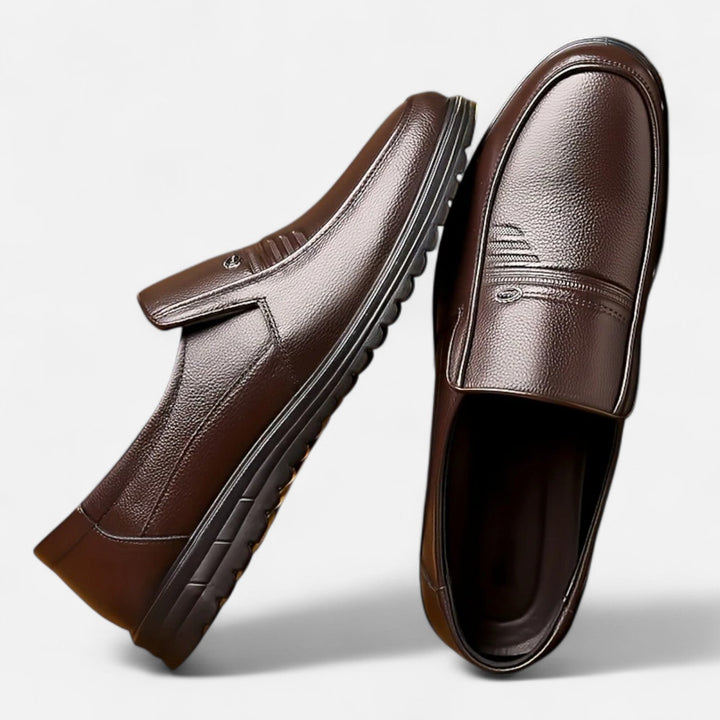 Lauvin | Men’s Leather Loafers – Ivy Slip-On Elegance