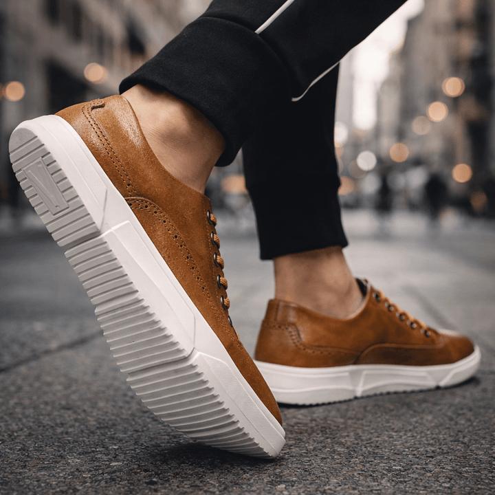 Owen | Leather Trainers