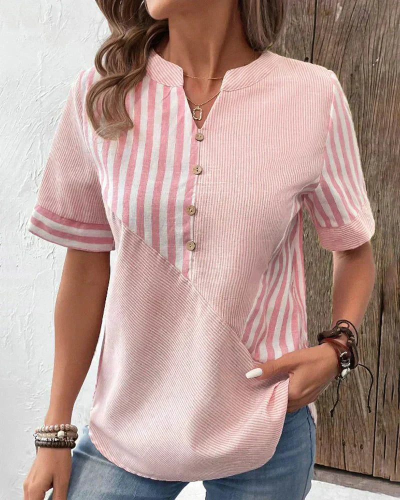 Sarah | Striped Blouse