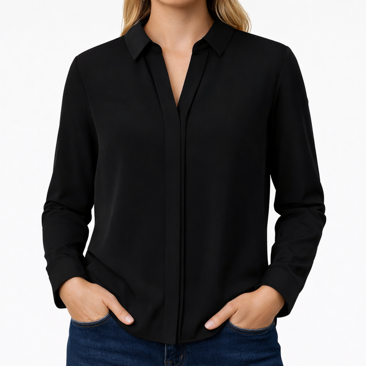 Lauvin | Women’s Long-Sleeve Blouse – Effortless Classic Grace