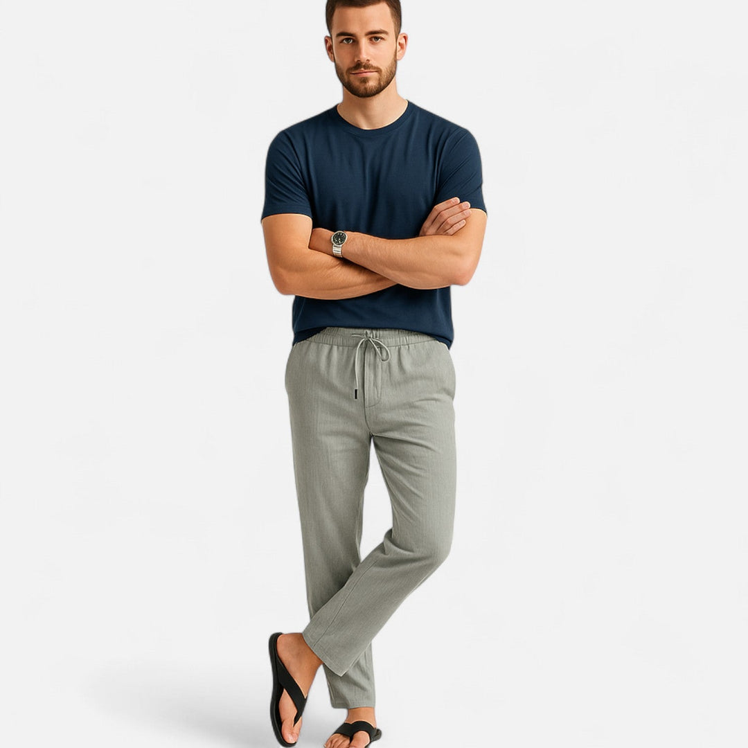 Lauvin | Men’s Linen Trousers – Heritage Lightweight Fit