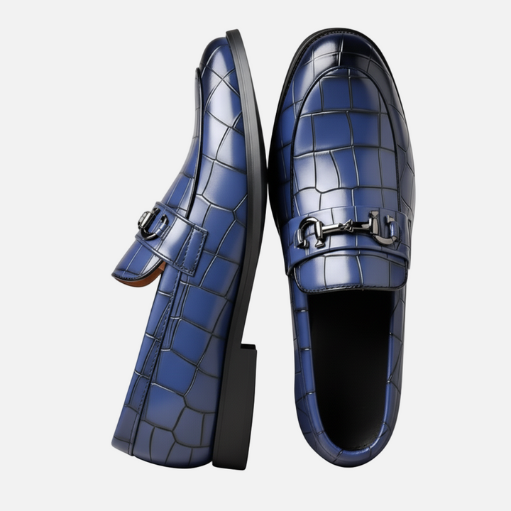 Lauvin | Men’s Penny Loafers – Round Toe Vintage Style
