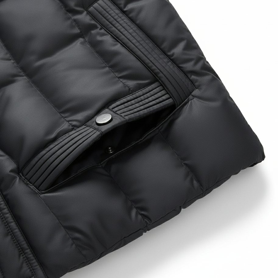 Lauvin | Men’s Quilted Hooded Jacket – Warm Puffer Coat