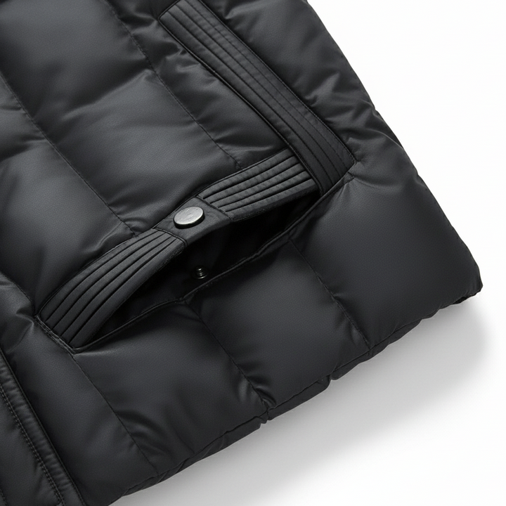 Lauvin | Men’s Quilted Hooded Jacket – Warm Puffer Coat