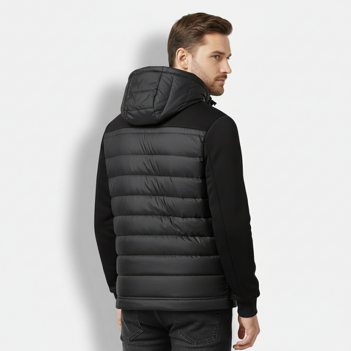 Lauvin | Men’s Quilted Hooded Jacket – Warm Puffer Coat
