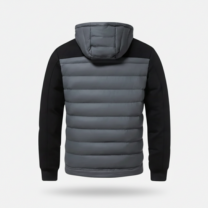 Lauvin | Men’s Quilted Hooded Jacket – Warm Puffer Coat