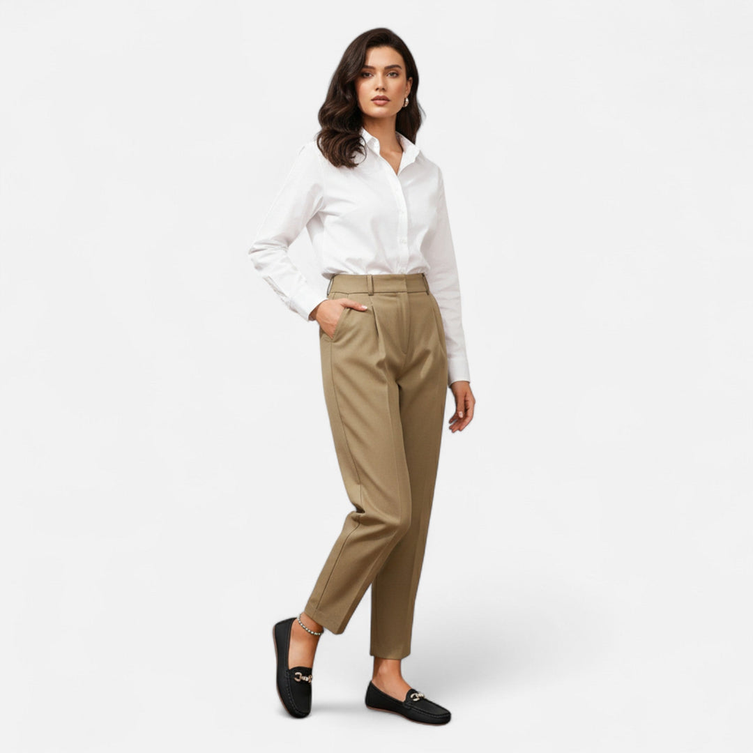 Lauvin | Women’s Loafers – Butterfly Strap Diamond Accent