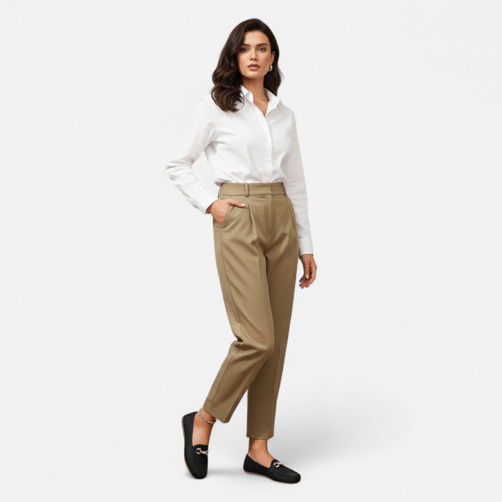 Lauvin | Women’s Loafers – Butterfly Strap Diamond Accent