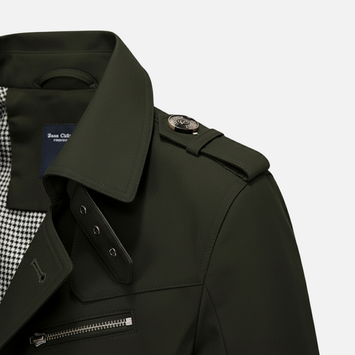 Lauvin | Men’s Trench Coat – Classic Single Breasted Design