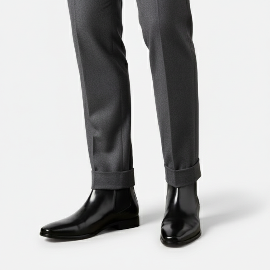 Dorevelle | Men’s Chelsea Boots - Sleek Pointed Toe Classic