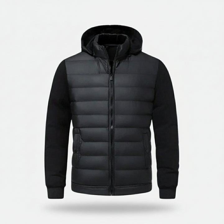 Lauvin | Men’s Quilted Hooded Jacket – Warm Puffer Coat