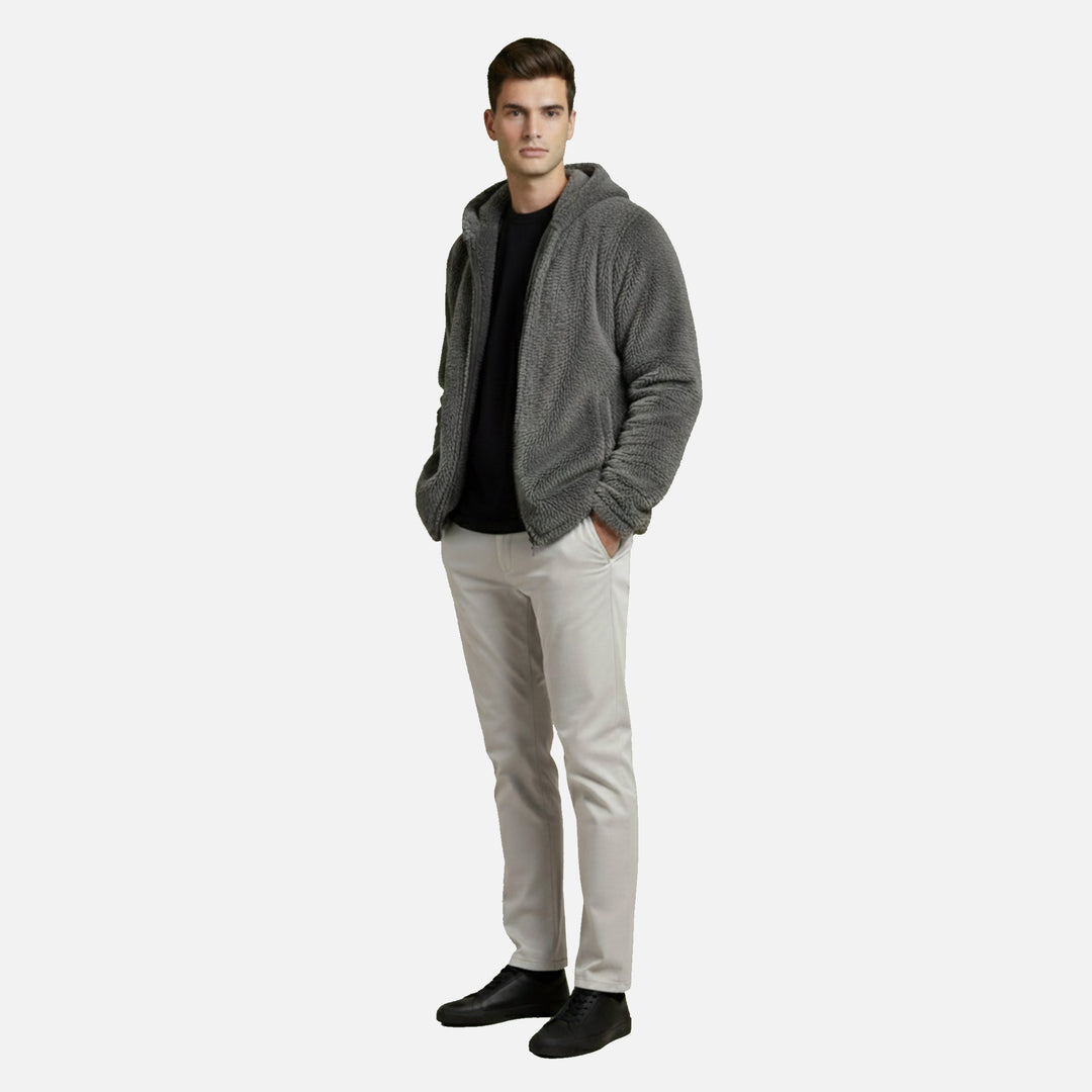 Lauvin | Men’s Cozy Hoody – Soft Fleece Winter Essential