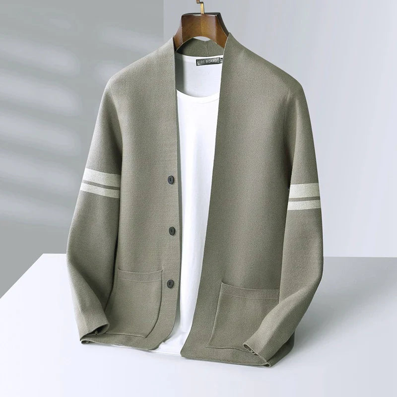 Emil | Merino Wool Cardigan With Pockets