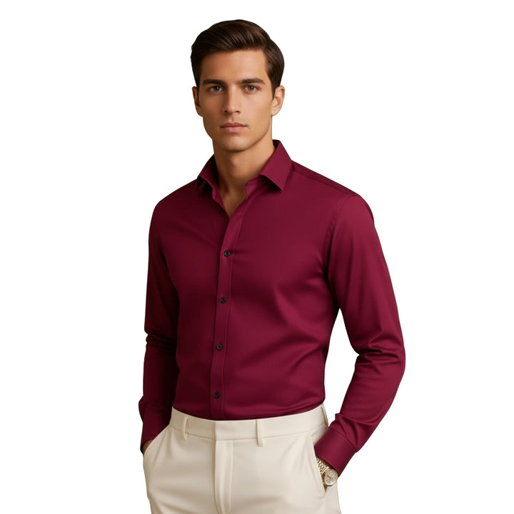 Lauvin | Men’s Slim-Fit Shirt – Modern Silhouette Comfort