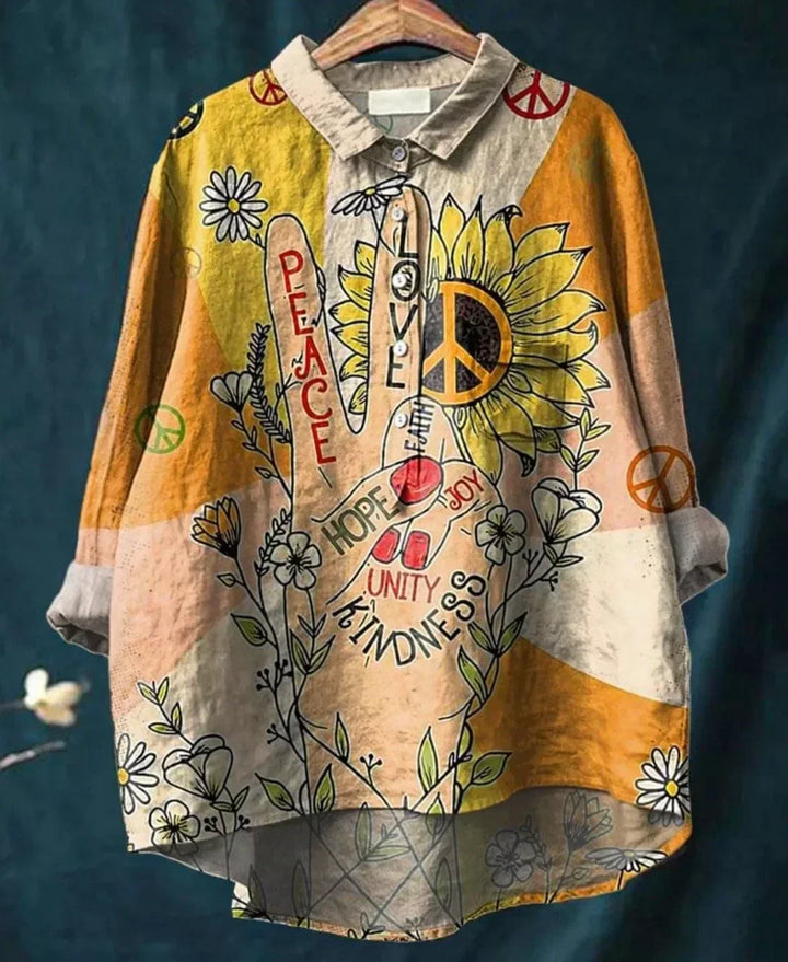Sofia  Relaxed Printed Shirt