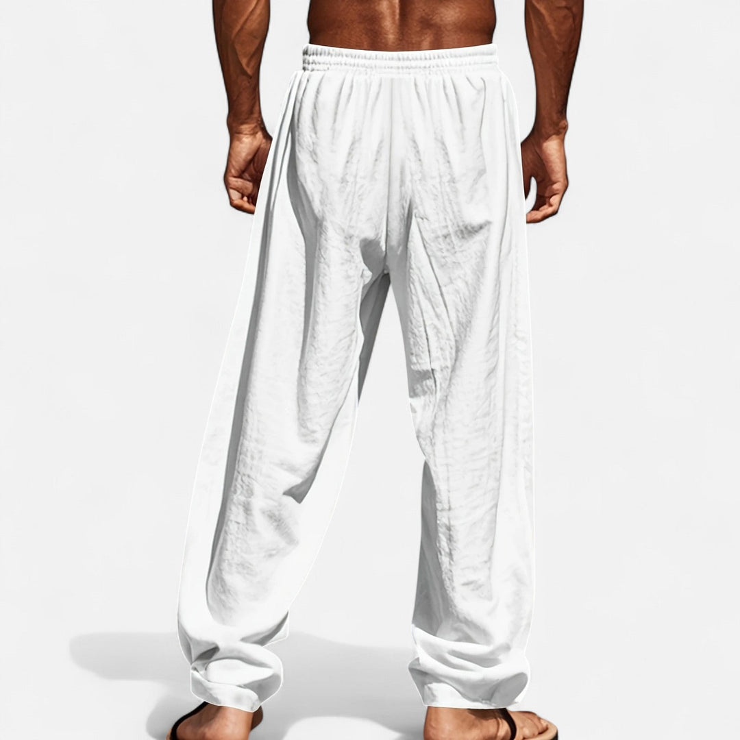 Lauvin | Men’s Relaxed Linen Autumn Pants – Riviera Ease