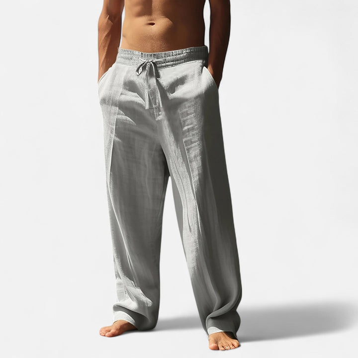 Lauvin | Men’s Relaxed Linen Autumn Pants – Riviera Ease