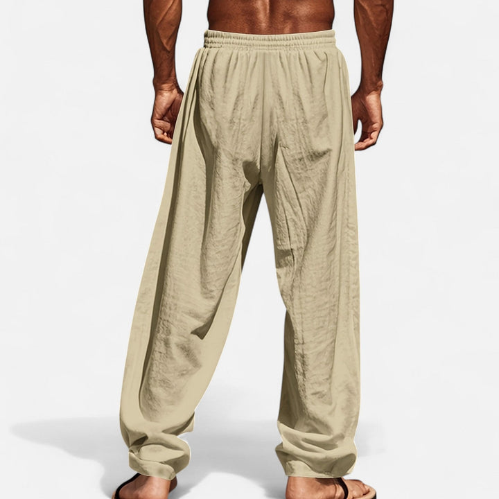 Lauvin | Men’s Relaxed Linen Autumn Pants – Riviera Ease