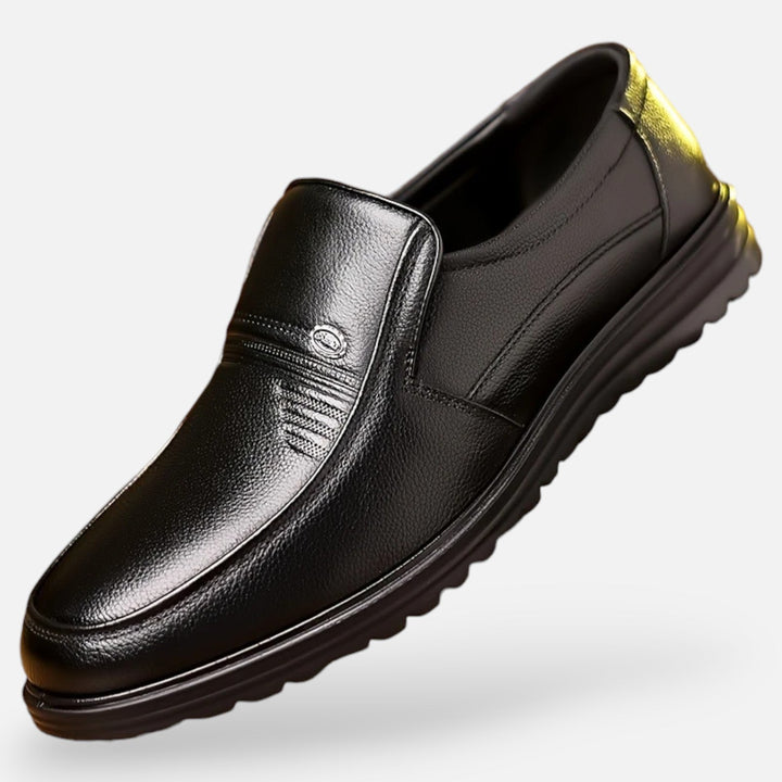 Lauvin | Men’s Leather Loafers – Ivy Slip-On Elegance