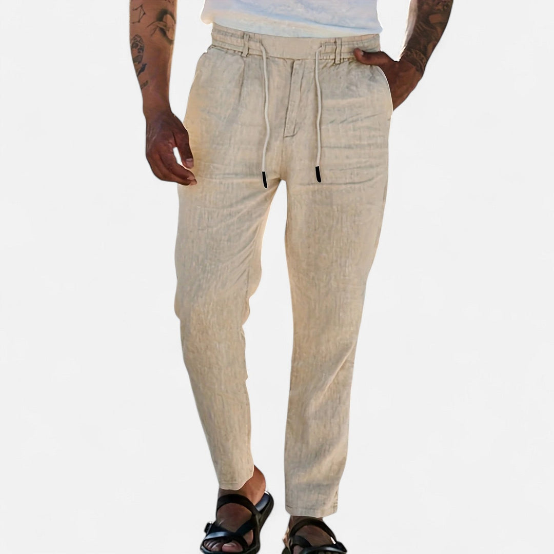 Lauvin | Men’s Linen Trousers – Heritage Lightweight Fit